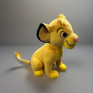 Disney Simba The Lion King Stuffed Animal 12" Plush - Lion Cub - Sitting - Rare